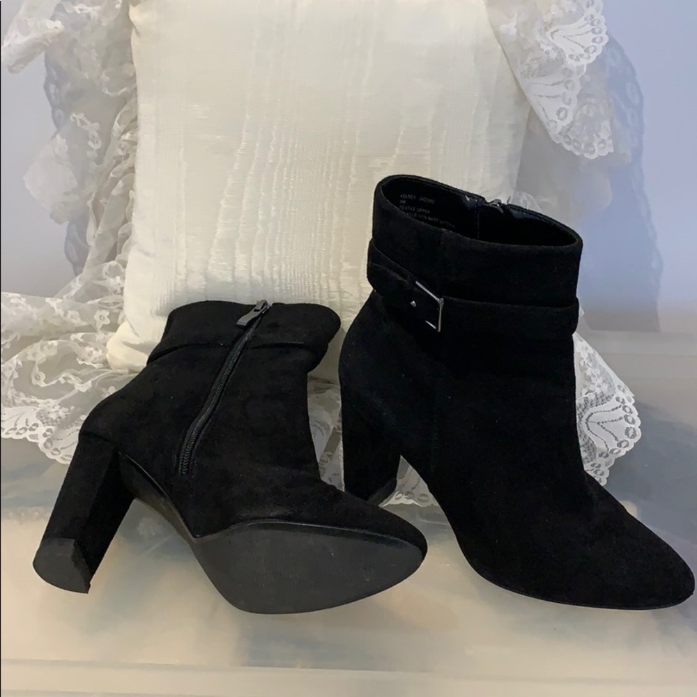 Boots / black suede  Jones of New York